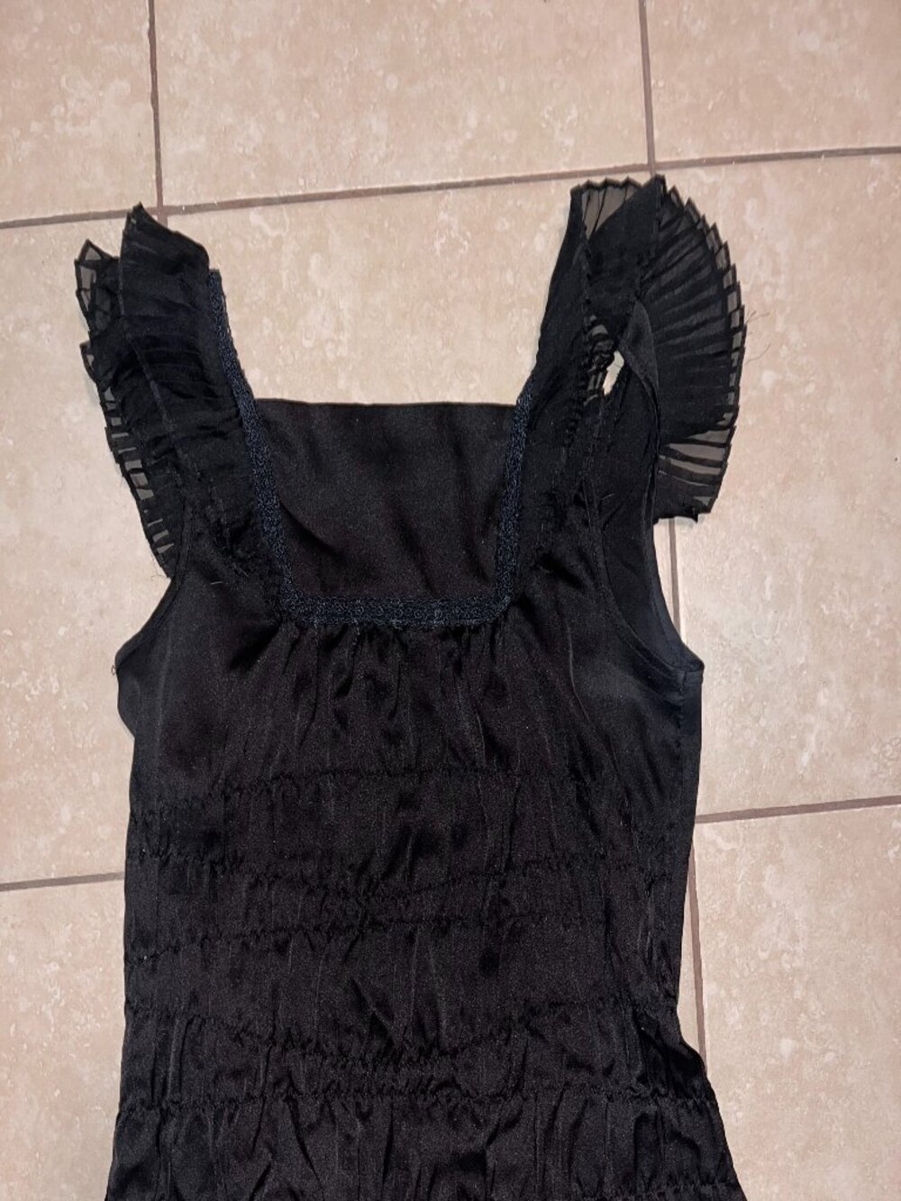 Seductions Brand Black Goth Blouse- Size Small